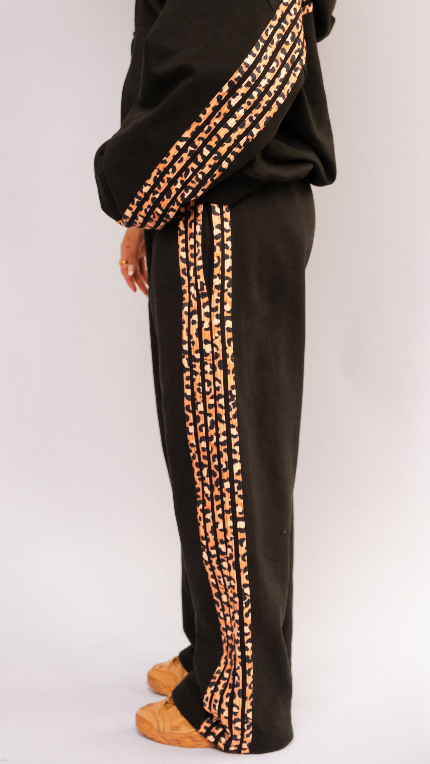 Black cheetah tracksuit