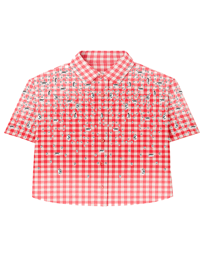 Red UE Gemstone Flannel