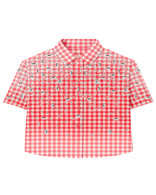 Red UE Gemstone Flannel