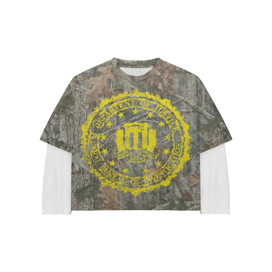 Camo Double Sleeve Shirt