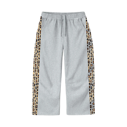 Grey Cheetah Sweats