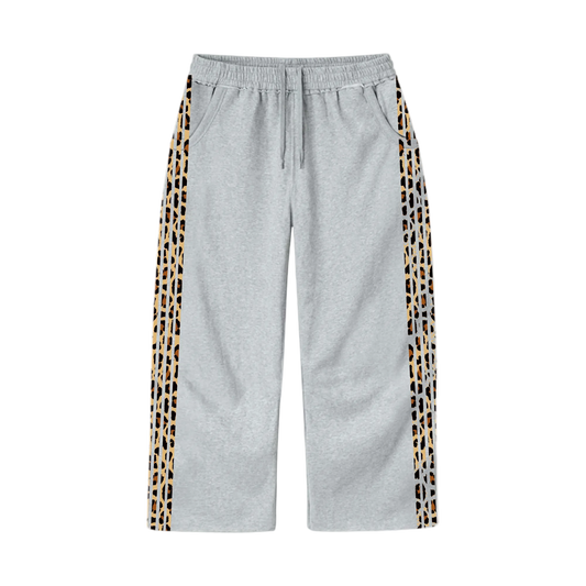 Grey Cheetah Sweats